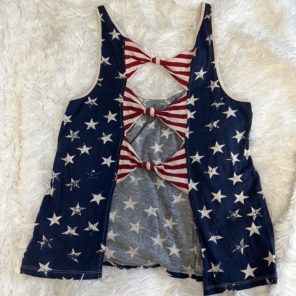 RWB Bow Detail Tank Top Sz M